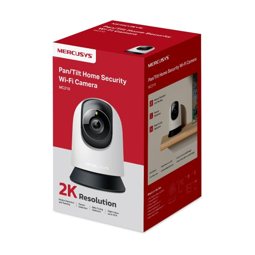 Mercusys MC210 Pan/Tilt Home Security Wi-Fi Camera