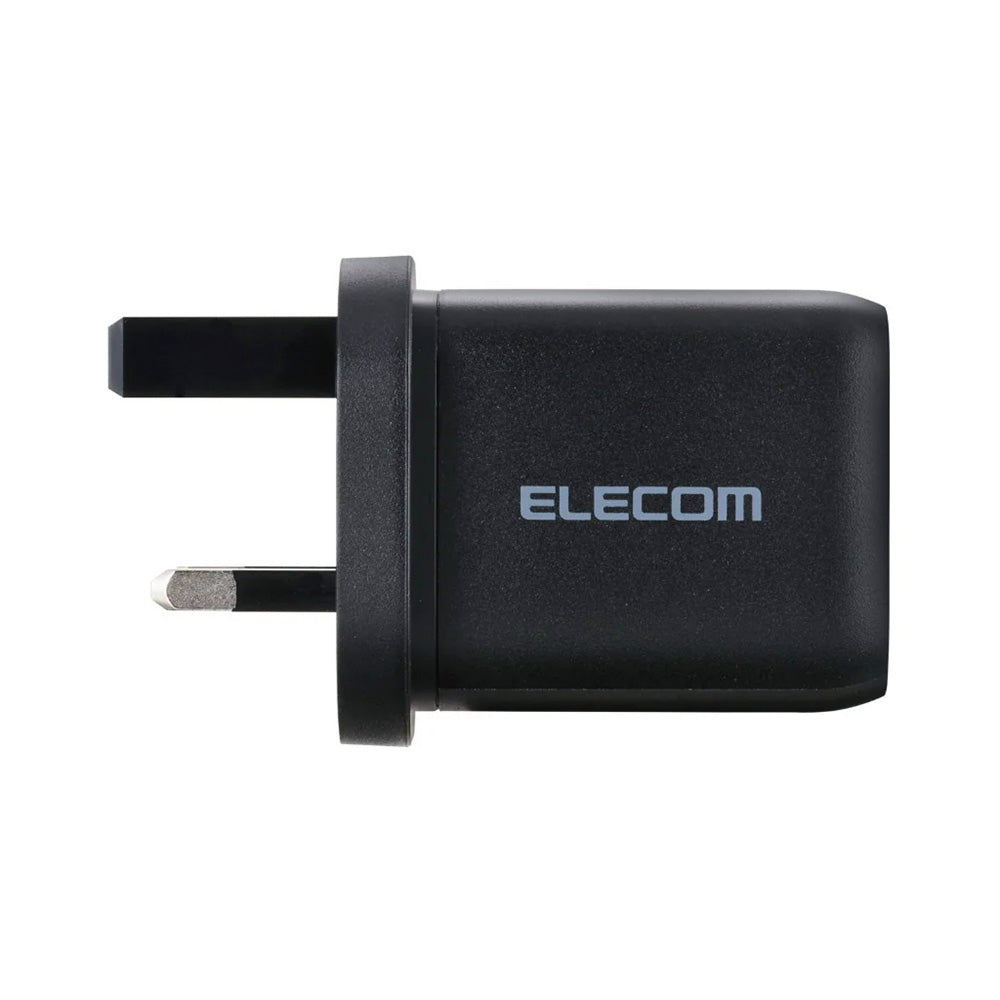 Elecom MPA-ACAS02BFBK 3-Port Wall Charger 65W (C2A1)