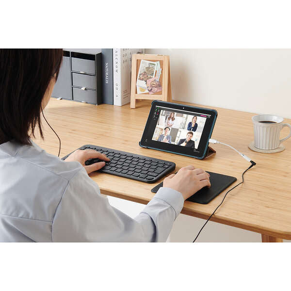 Elecom MPA-C35DSWH High Res-Adaptive USB C Conversion (White)