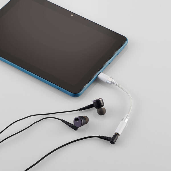 Elecom MPA-C35DSWH High Res-Adaptive USB C Conversion (White)
