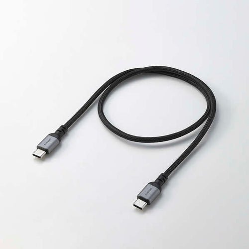 Elecom MPA-CCASAN05BK USB C-C Cable 100W 0.5M - Black