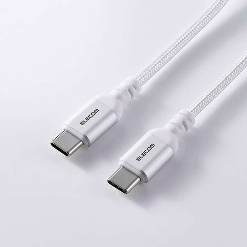 Elecom MPA-CCASAN20WH USB C-C Cable 100W 2M - White