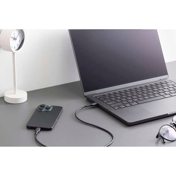 Elecom MPA-CCASPE20BK USB C-C Cable 240W 2M - Black