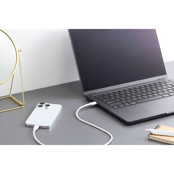 Elecom MPA-CCASPE20WH USB C-C Cable 240W 2M - White