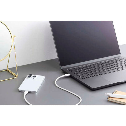Elecom MPA-CCASPE20WH USB C-C Cable 240W 2M - White