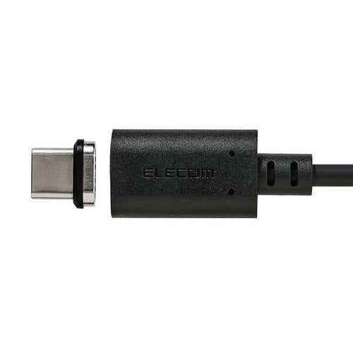 Elecom MPA-CCMA20BK Pitatto Magnetic USB C-C Cable 60W 2M