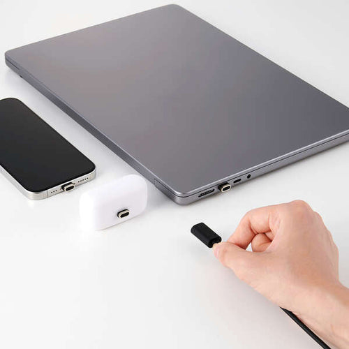 Elecom MPA-CCMA20BK Pitatto Magnetic USB C-C Cable 60W 2M