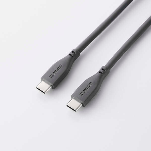 Elecom MPA-CCPESS10GY USB C-C Cable 240W 1M Grey