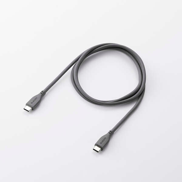 Elecom MPA-CCPESS10GY USB C-C Cable 240W 1M Grey