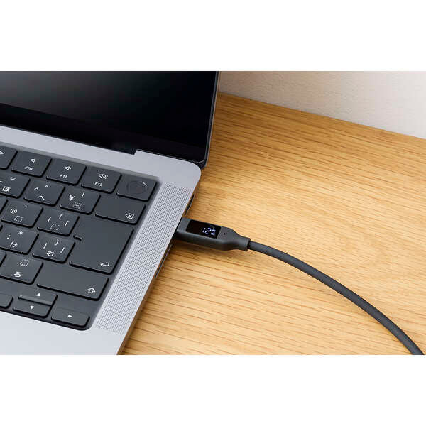 Elecom MPA-CCW20BK USB C-C Cable 240W 2M Power Display