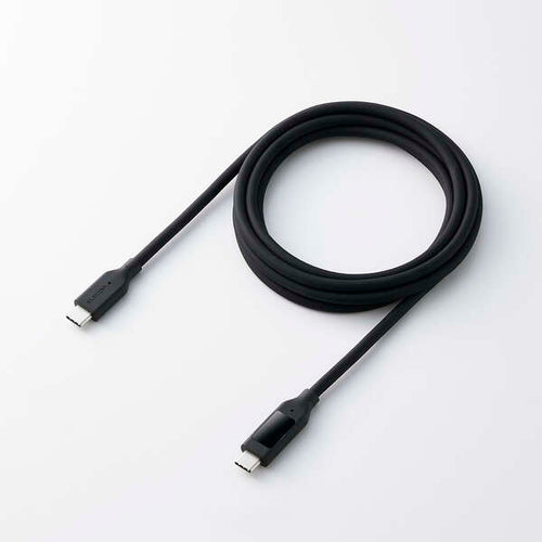 Elecom MPA-CCW20BK USB C-C Cable 240W 2M Power Display