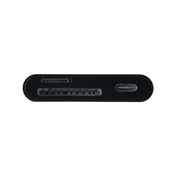 Elecom MR3C-C20PBK Memory Reader USB-C 5Gbps SD/microSD 100W