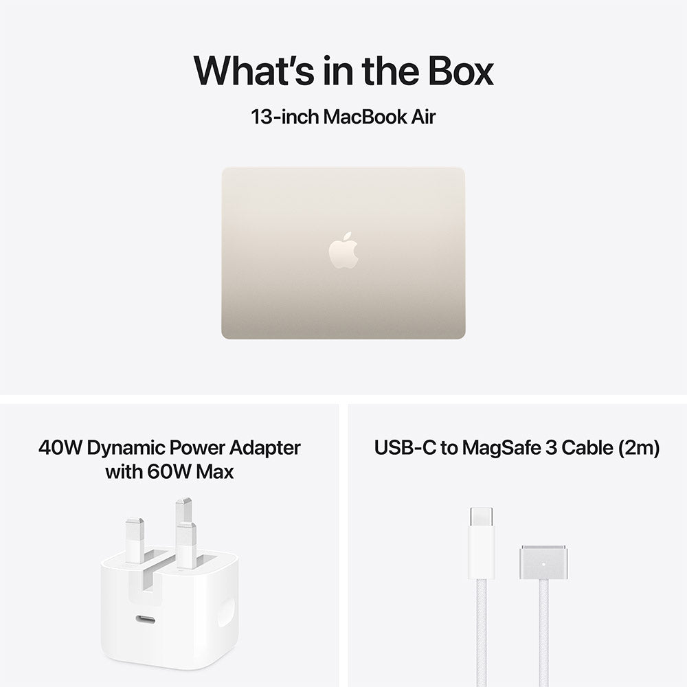 MacBook Air 13 M5/8C GPU/16GB/512GB - Starlight