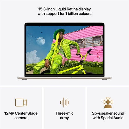 MacBook Air 15 M5/10C GPU/16GB/1TB - Starlight