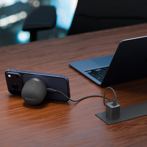 Energea MagAudio Go Plus Qi Portable Magsafe Speaker with Lanyard