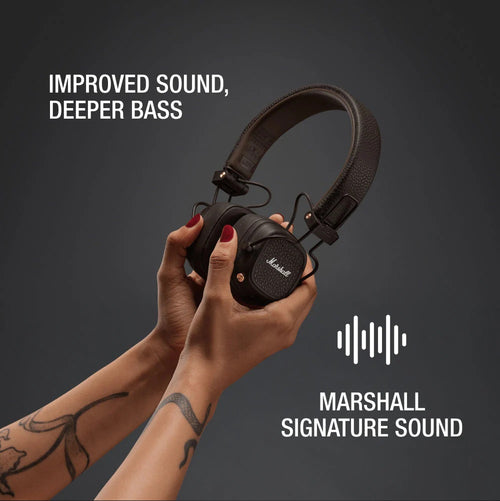 Marshall Major V BT Headphones Brown