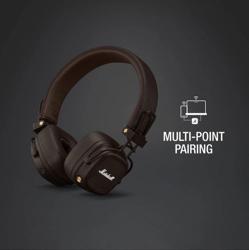 Marshall Major V BT Headphones Brown