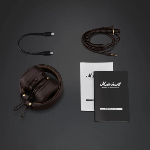 Marshall Major V BT Headphones Brown