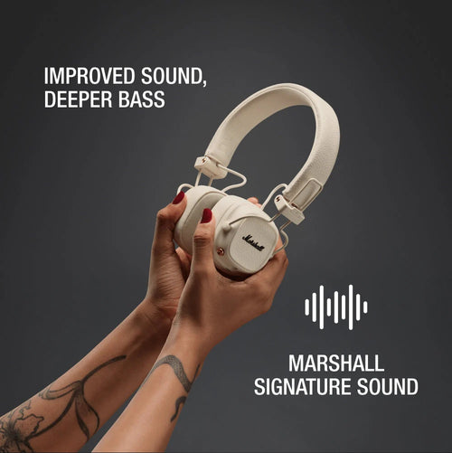 Marshall Major V BT Headphones Cream