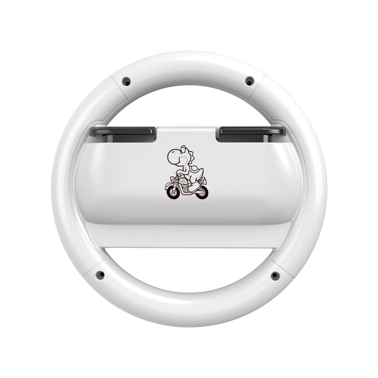 HORI Mario Kart Racing Wheel Attachment for Nintendo S2-Yoshi