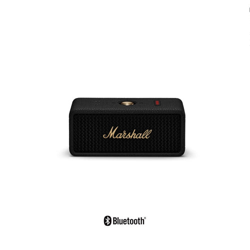 Marshall Emberton III Portable Bluetooth Speaker (Black & Brass)