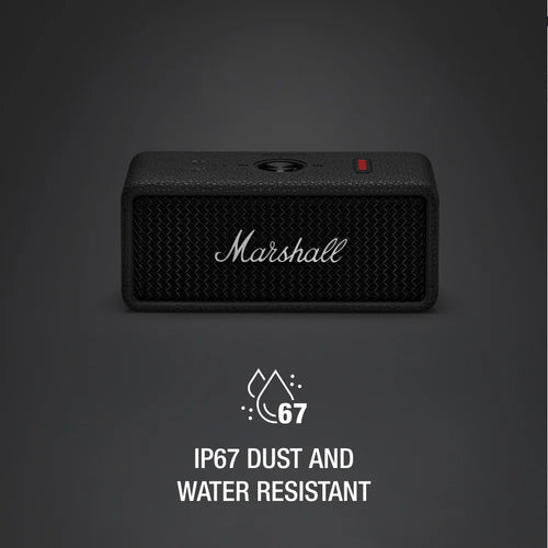 Marshall Emberton III Portable Bluetooth Speakers (Black & Silver)