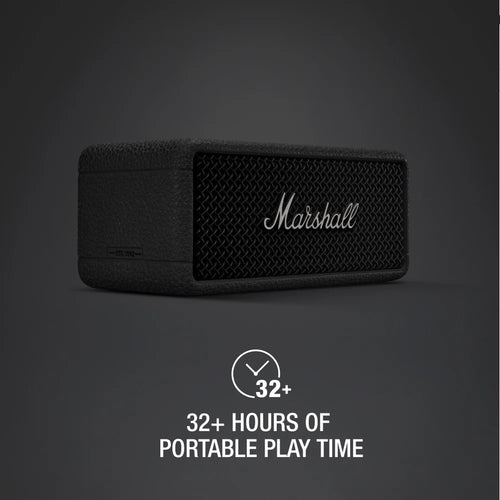 Marshall Emberton III Portable Bluetooth Speakers (Black & Silver)
