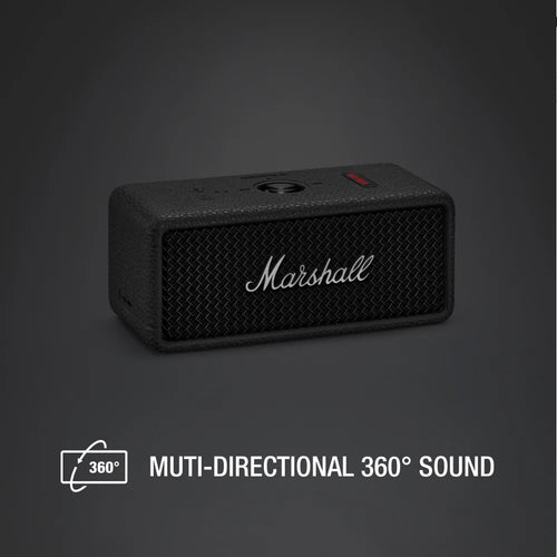 Marshall Emberton III Portable Bluetooth Speakers (Black & Silver)