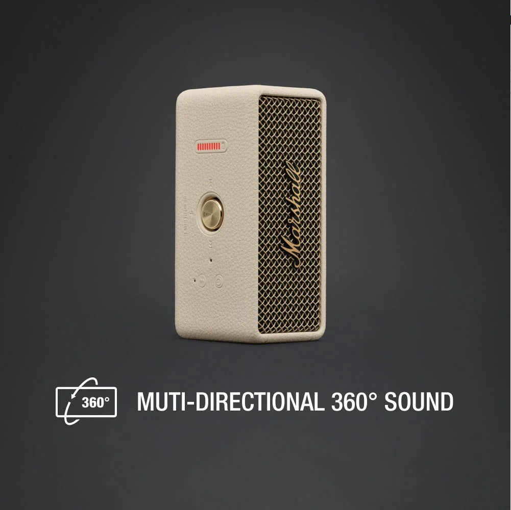 Marshall Emberton III Portable Bluetooth Speaker (Cream)