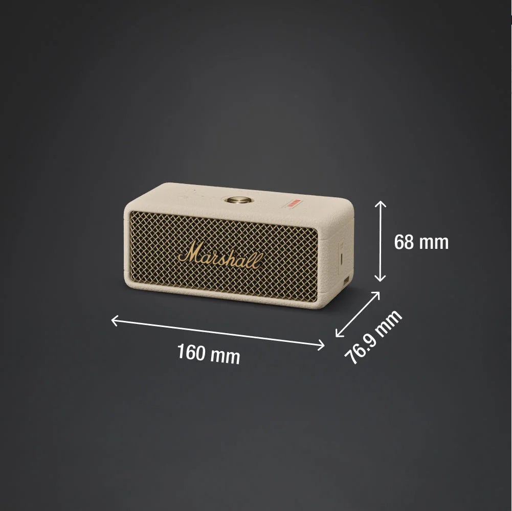 Marshall Emberton III Portable Bluetooth Speaker (Cream)