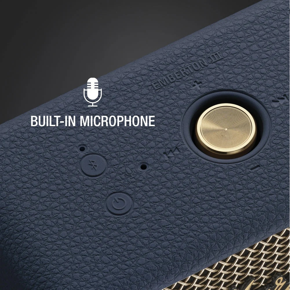 Marshall Emberton III Portable Bluetooth Speaker (Midnight Blue)