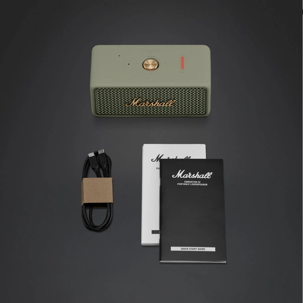 Marshall Emberton III Portable Bluetooth Speaker (Sage Green)