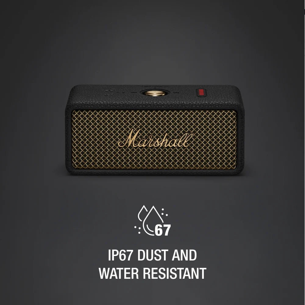 Marshall Emberton III Portable Bluetooth Speakers MN (Vintage Black)
