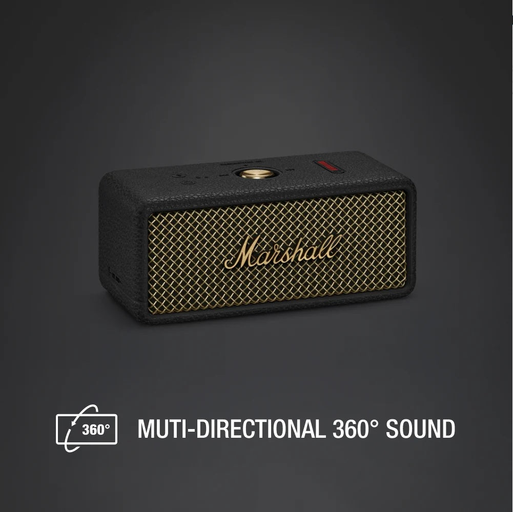 Marshall Emberton III Portable Bluetooth Speakers MN (Vintage Black)