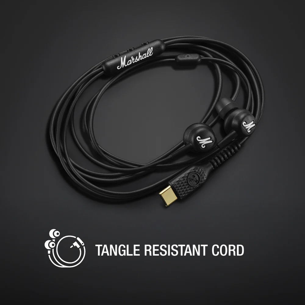 Marshall Mode USB-C Earphone Black