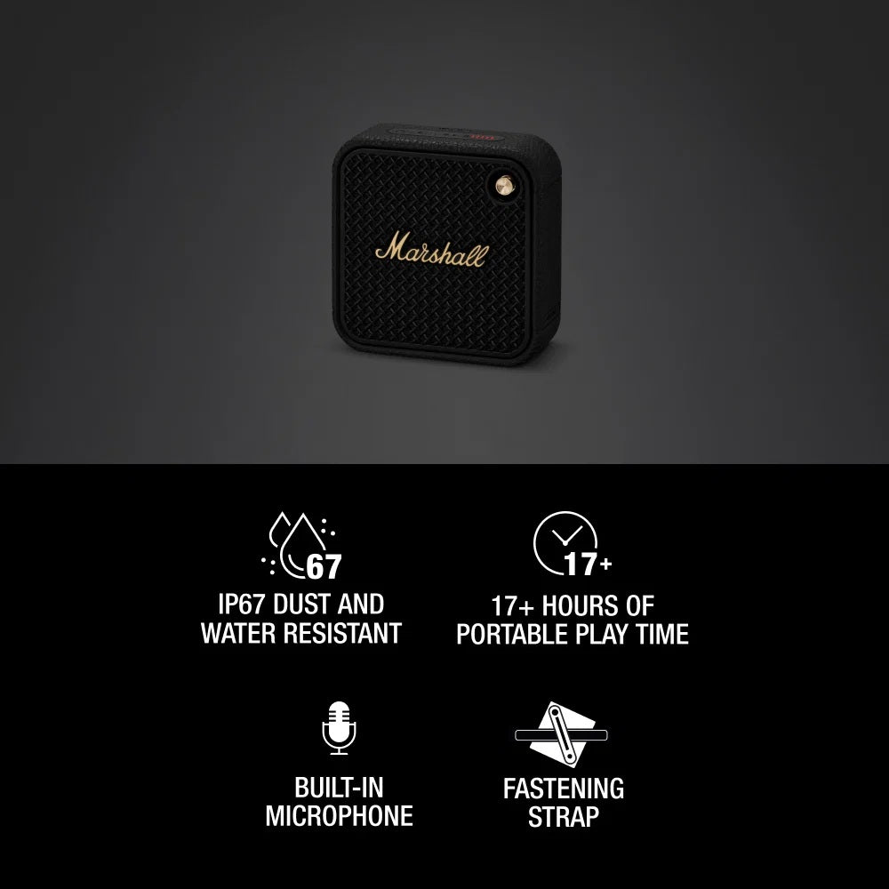 Marshall Willen II BT Speaker Black & Brass