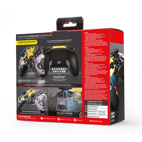 PowerA Nintendo Switch 2 Advantage Wireless Controller - Pokemon Mega Evolutions