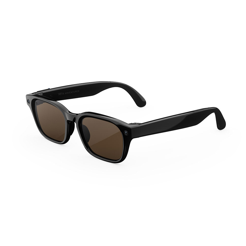 Meta Adventurer Standard Classic Black Brown Lenses