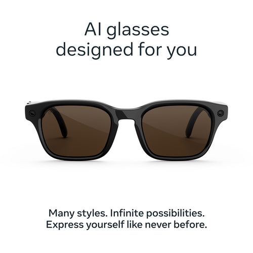 Meta Adventurer Standard Classic Black Brown Lenses