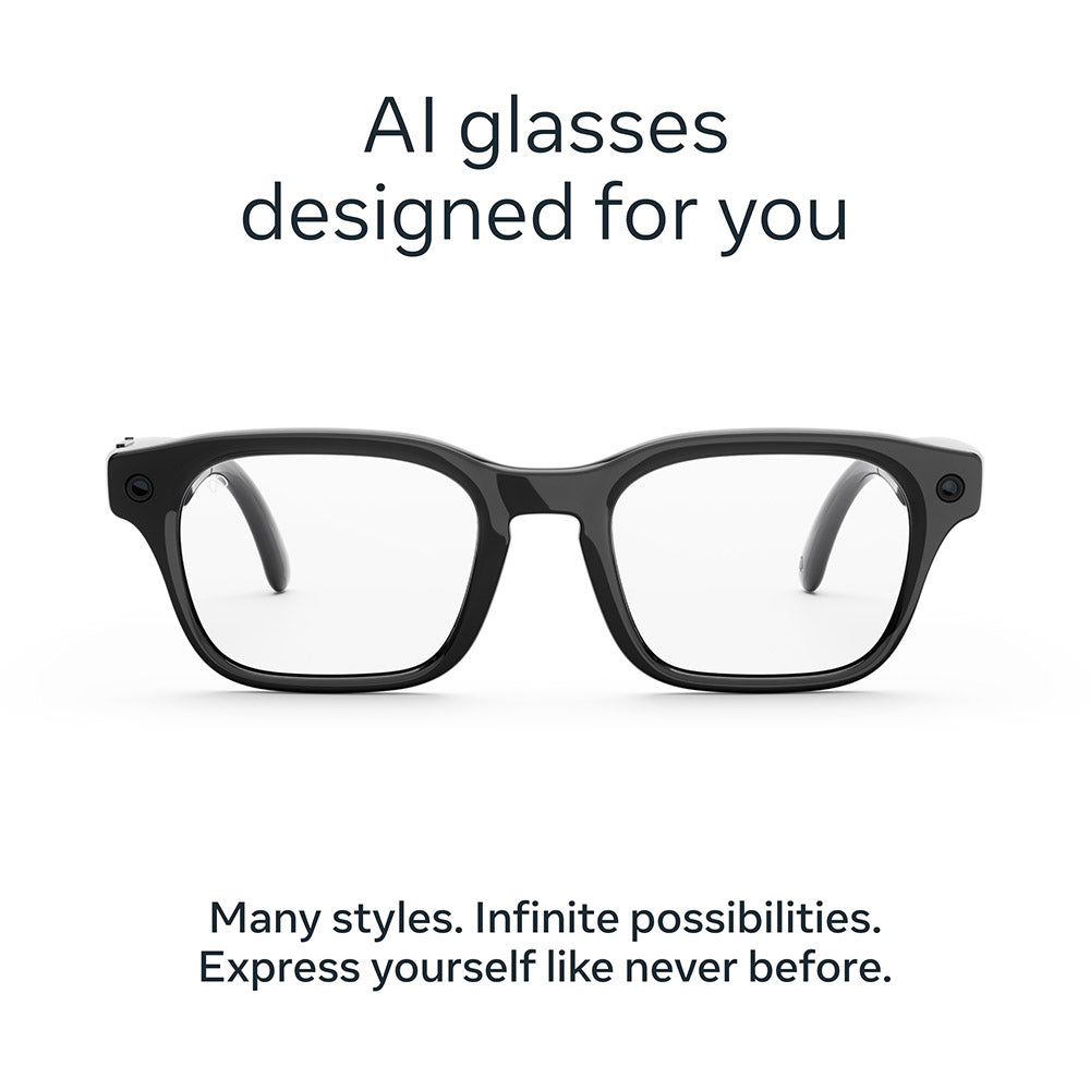 Meta Adventurer Standard Classic Black Clear Lenses