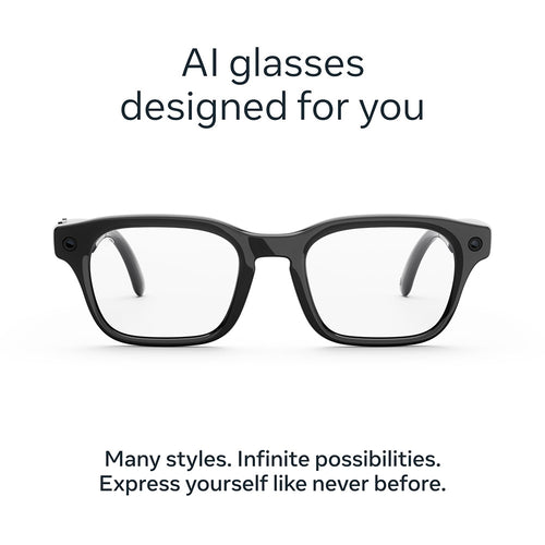 Meta Adventurer Standard Classic Black Clear Lenses