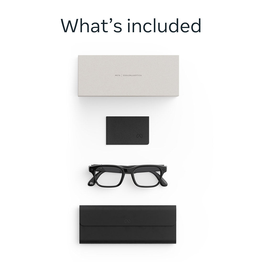 Meta Adventurer Standard Classic Black Clear Lenses
