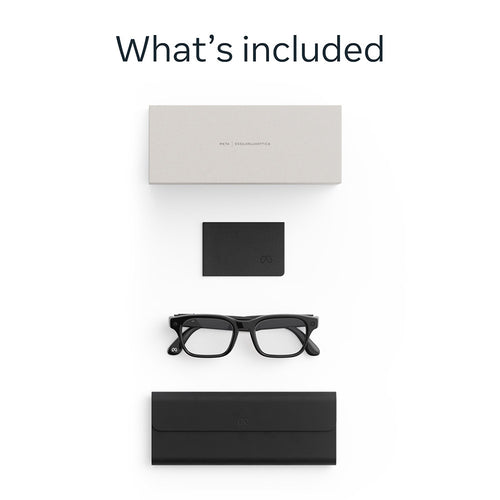 Meta Adventurer Standard Classic Black Clear Lenses