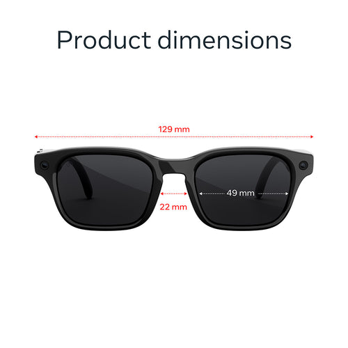 Meta Adventurer Standard Classic Black Polar Grey Lenses