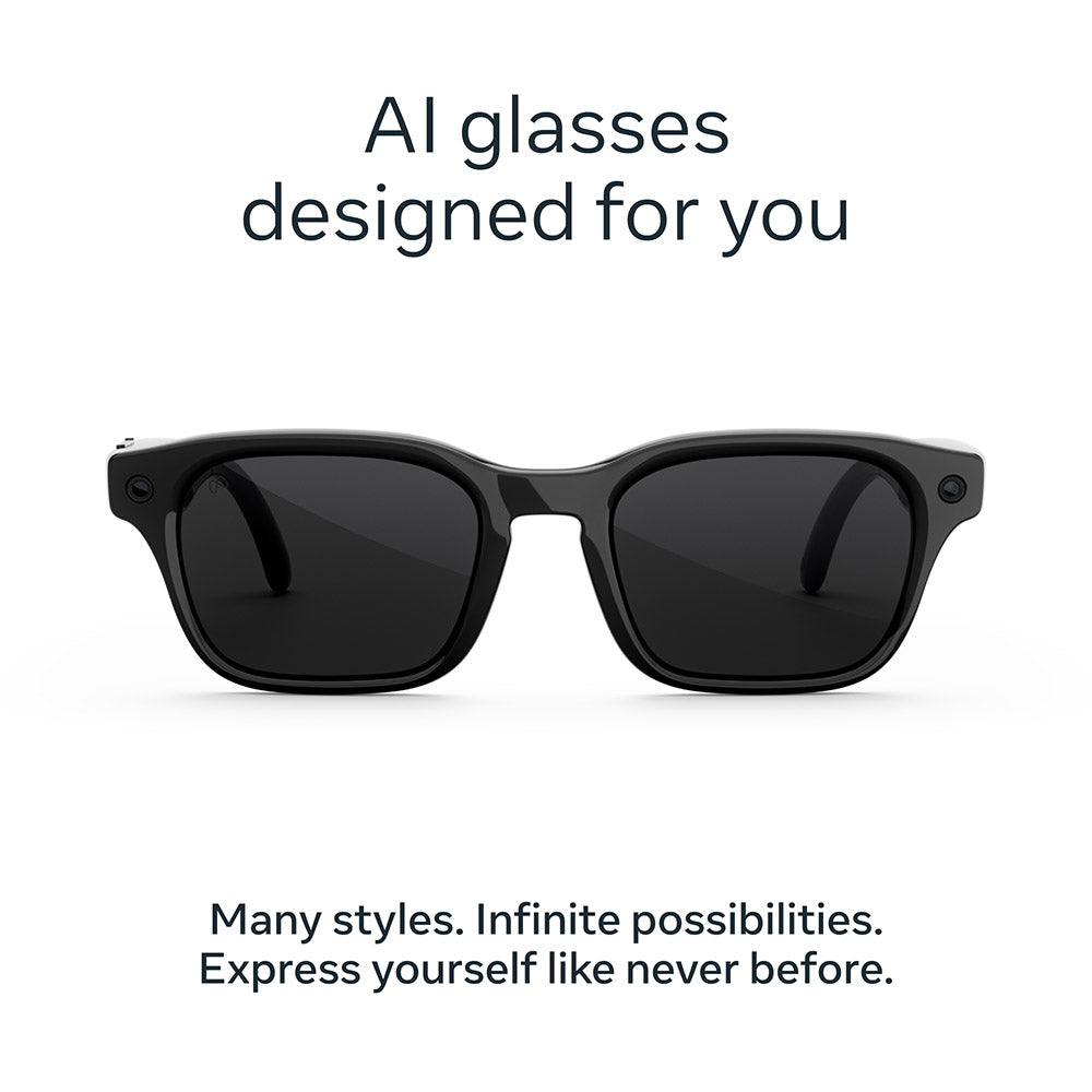 Meta Adventurer Standard Classic Black Transitions® Grey Lenses
