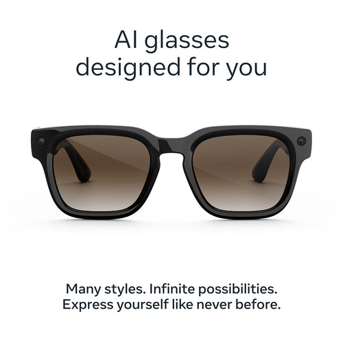 Meta Fury Classic Black Brown Gradient Lenses