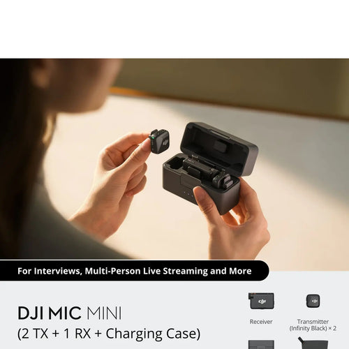 DJI Mic Mini (2 TX + 1 RX + Charging Case)