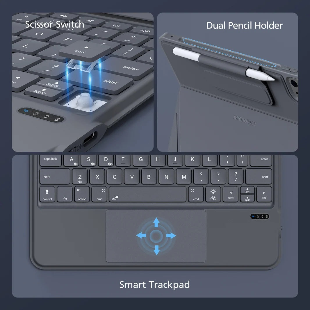 Micropack MTK-01-AIR B;uetooth Keyboard for iPad Air 11-Inch