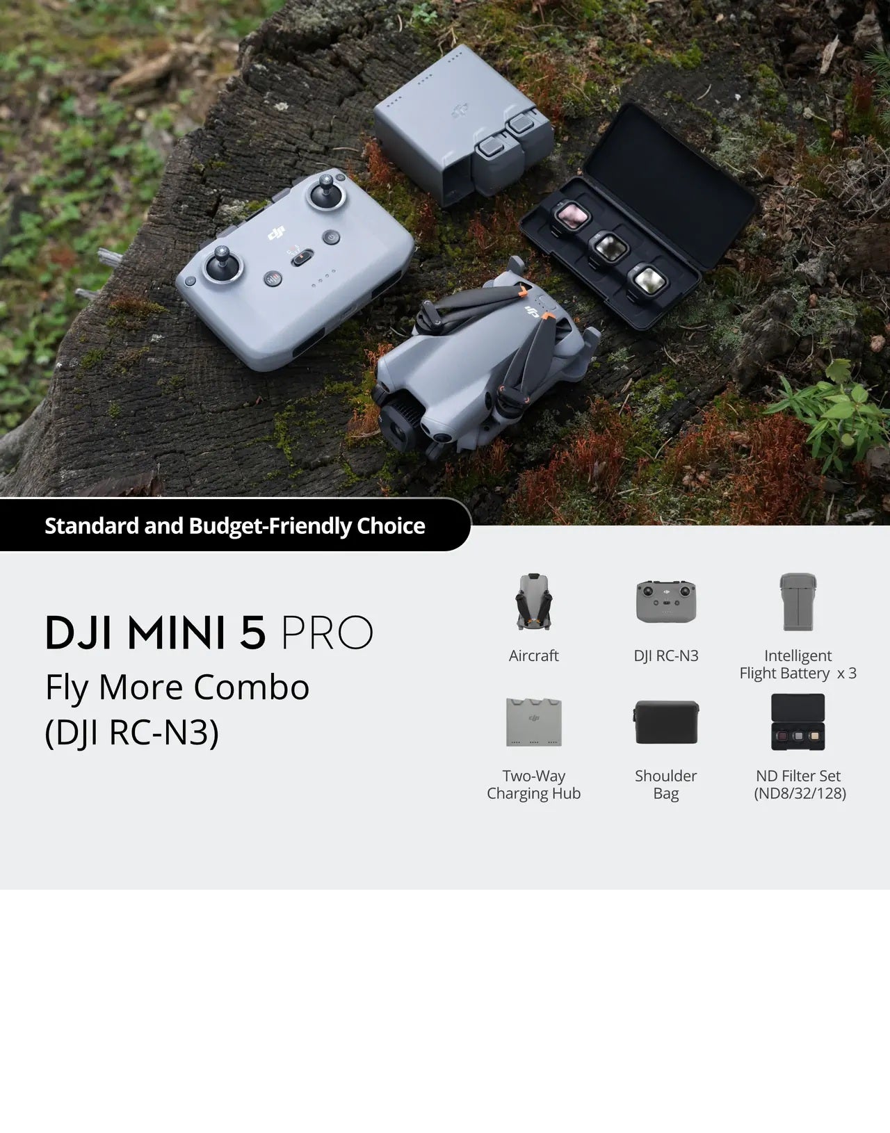 DJI Mini 5 Pro Fly More Combo (DJI RC-N3)