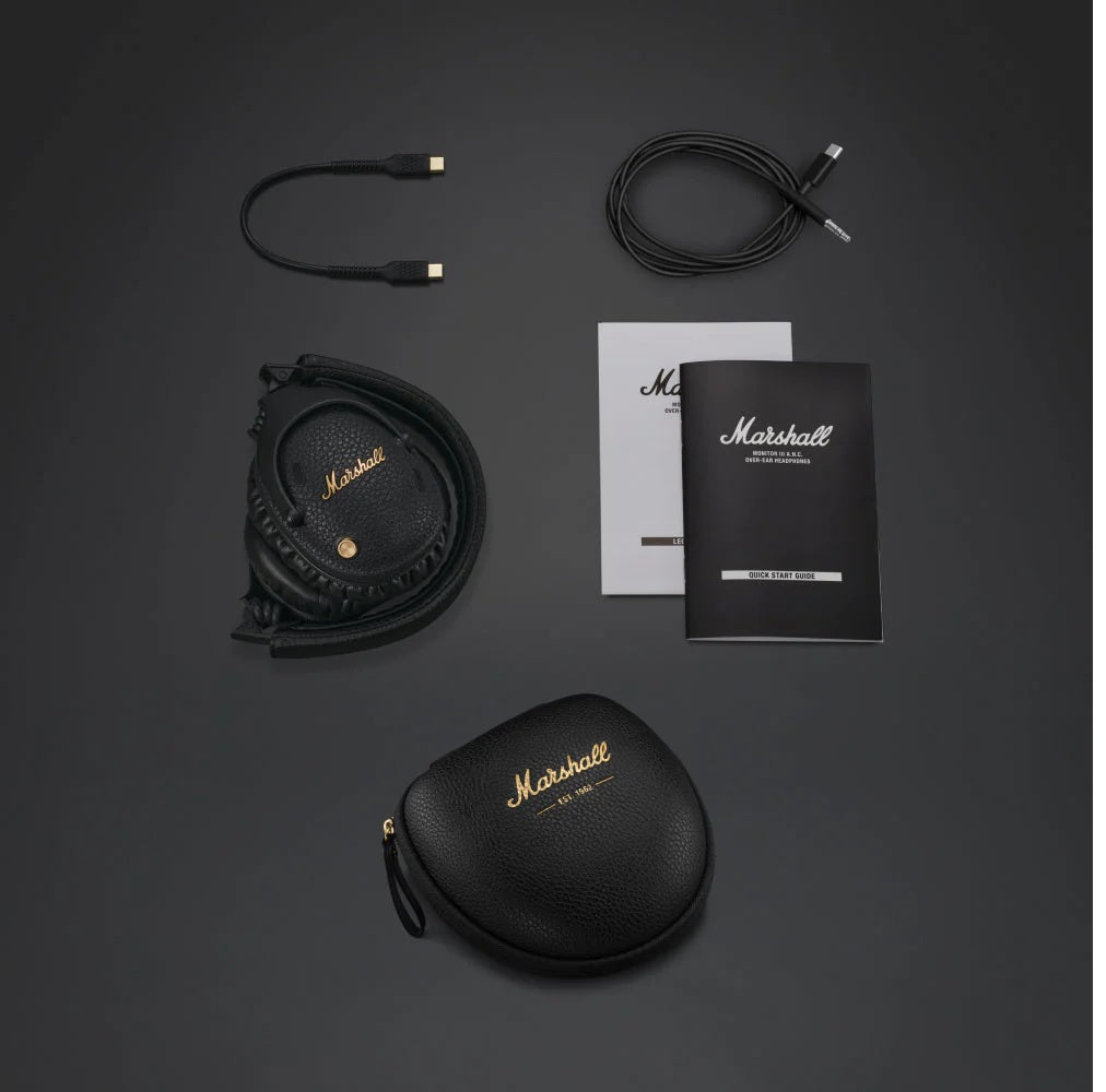Marshall Monitor III ANC BT Headphones Black – Challenger Singapore